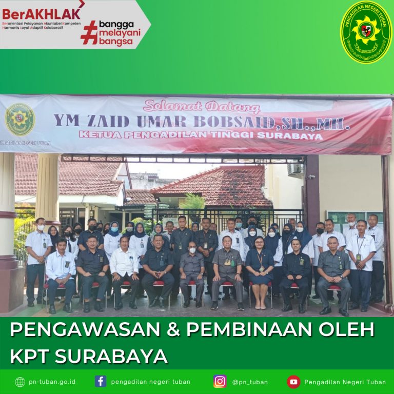 Pembinaan & Pengawasan Oleh KPT Surabaya