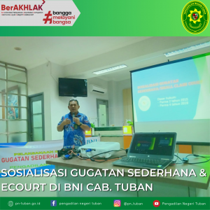 Sosialisasi Gugatan Sederhana & Ecourt