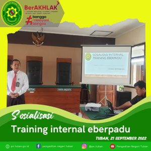 SOSIALISASI INTERNAL EBERPADU