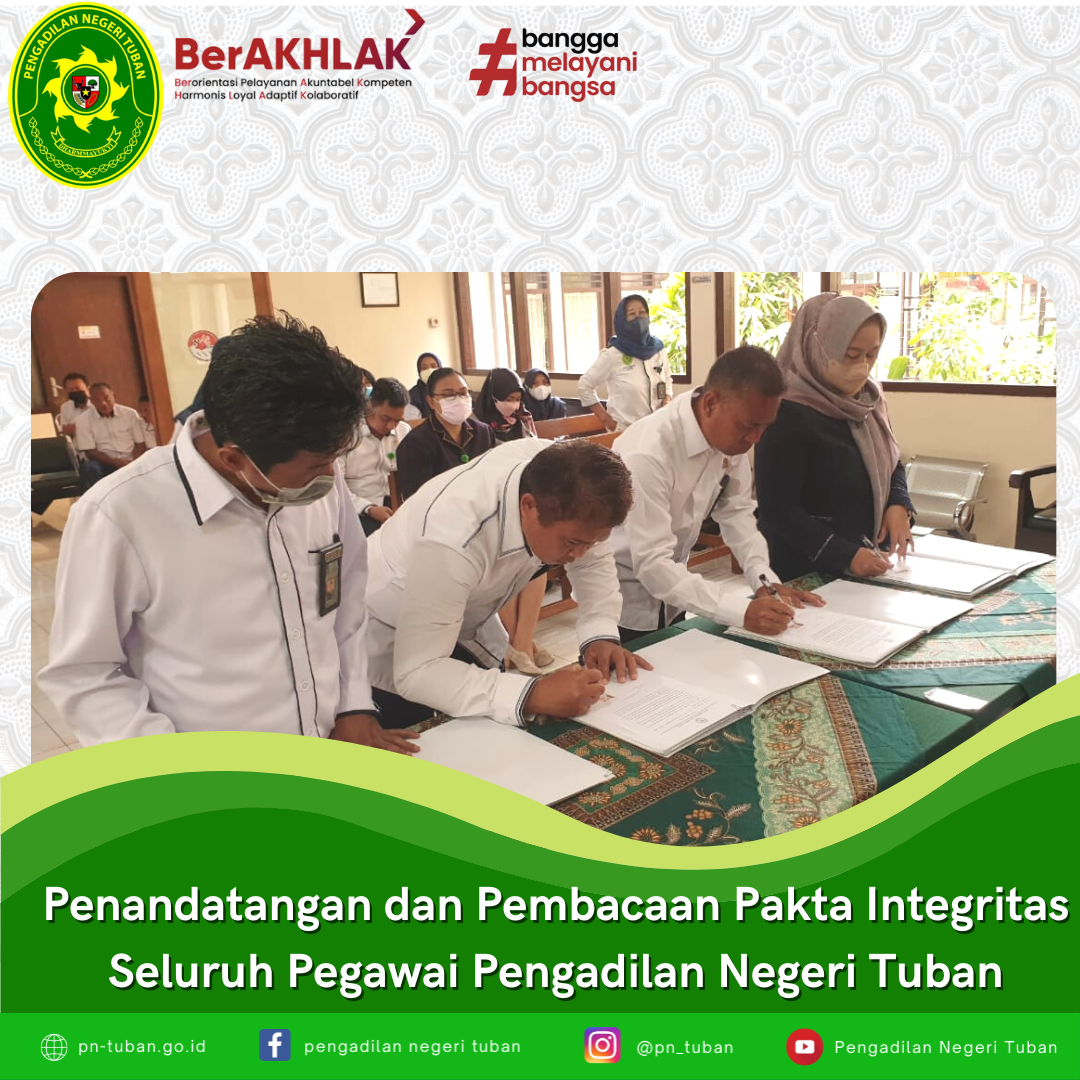 Penandatanganan Pakta Integritas