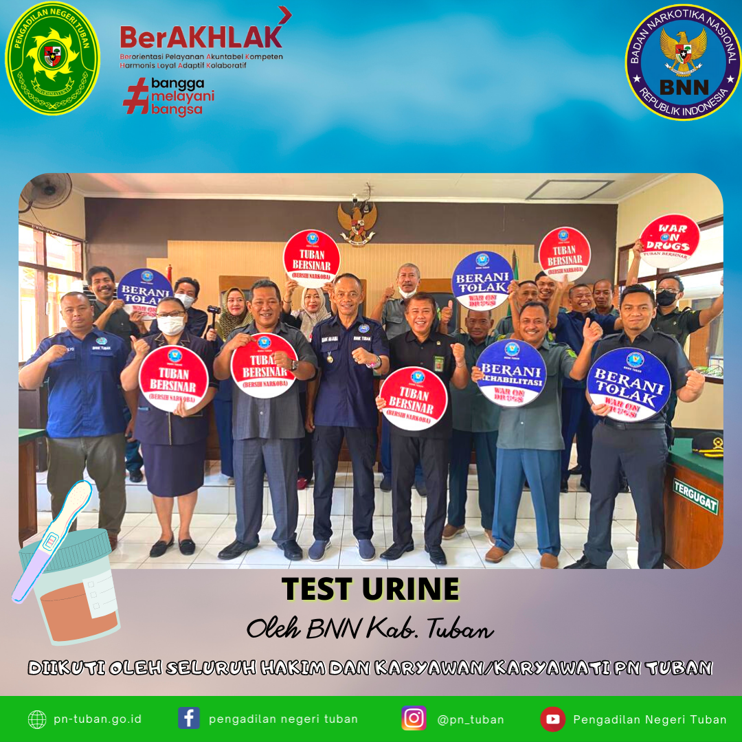 Test Urine Oleh BNN Kab. Tuban