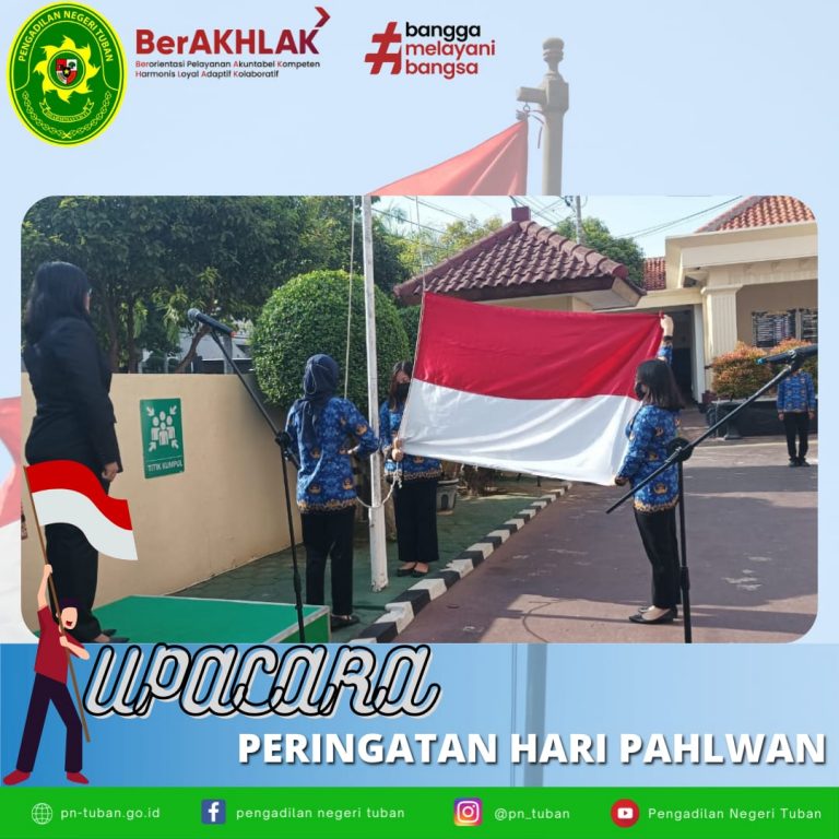 Upacara Bendera dalam rangka memperingati Hari Pahlawan