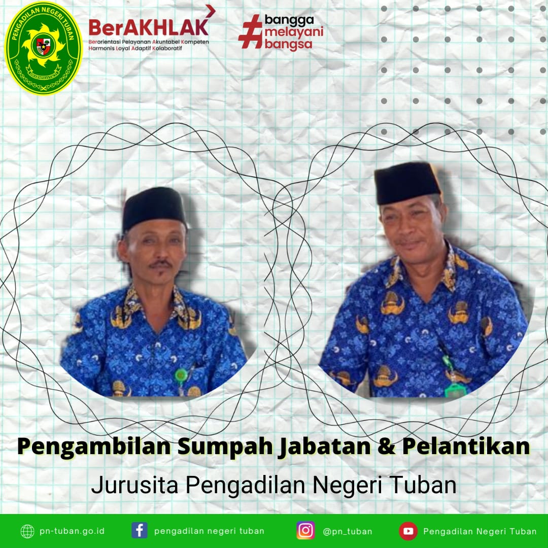 Pengambilan Sumpah Jabatan dan Pelantikan Jurusita