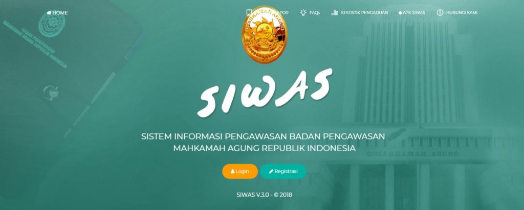 SISTEM INFORMASI PENGAWASAN MAHKAMAH AGUNG
