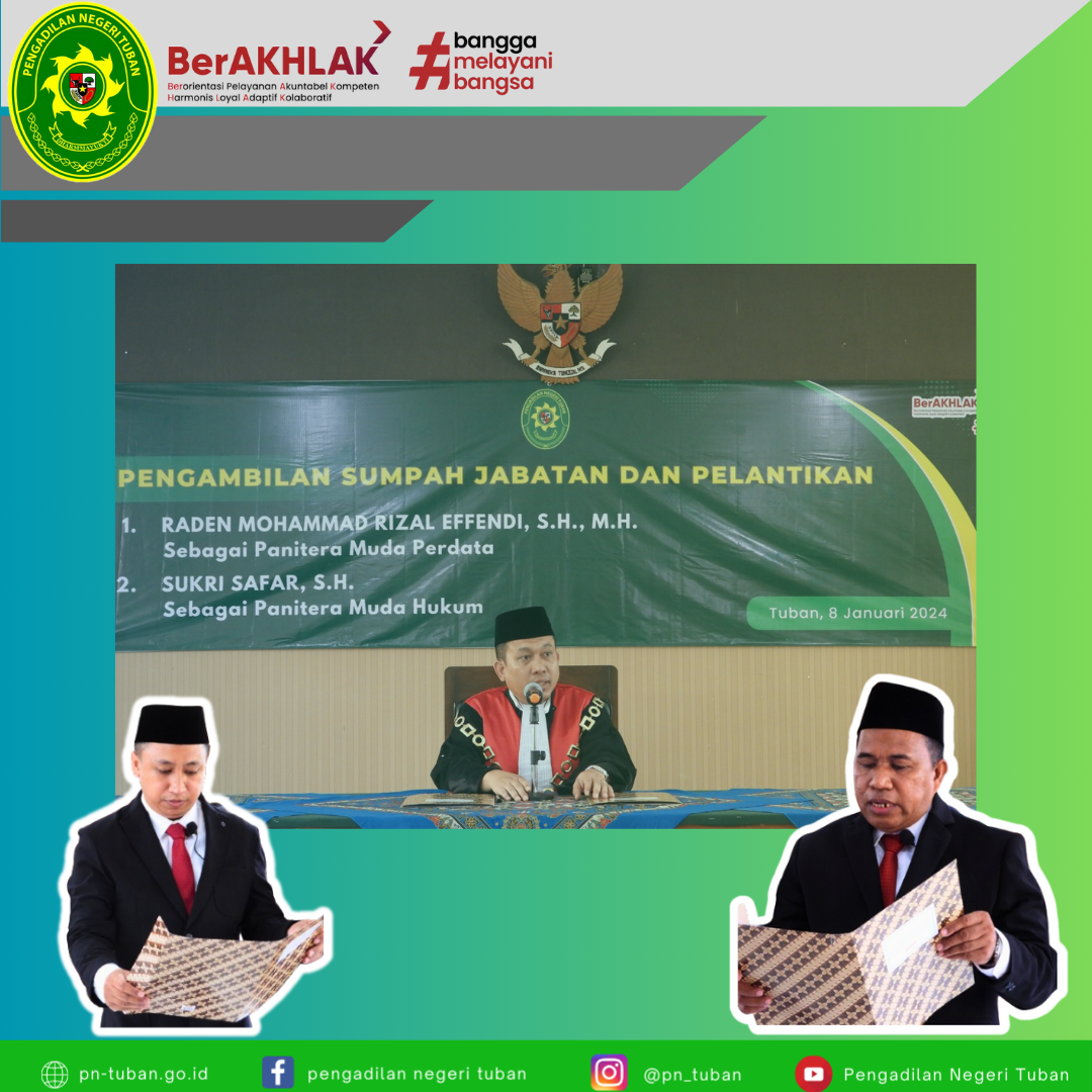 PELANTIKAN & PENGAMBILAN SUMPAH JABATAN