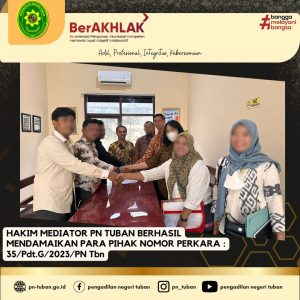 PROSES MEDIASI BERHASIL !!!