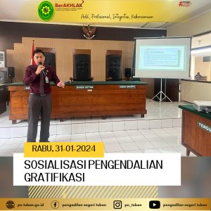 SOSIALISASI PENGENDALIAN GRATIFIKASI