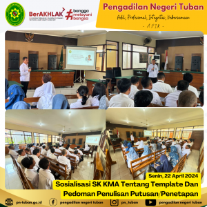 Sosialisasi Pedoman Penulisan Putusan/Penetapan dan Anonimisasi Putusan/Penetapan