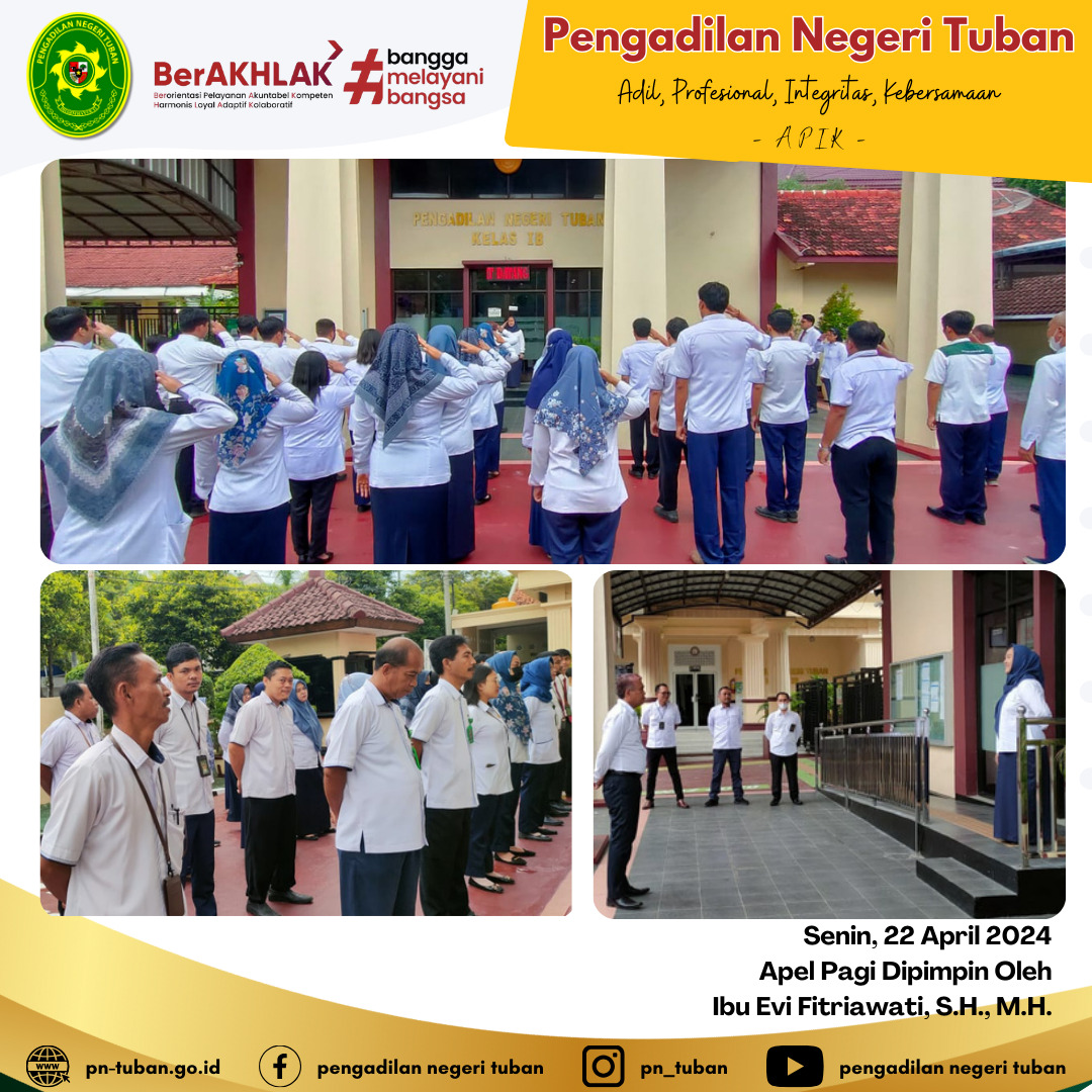 PELAKSANAAN APEL PAGI