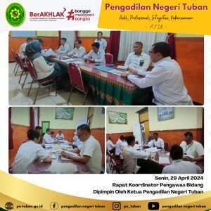 RAPAT KOORDINATOR PENGAWAS BIDANG