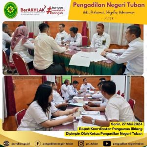 RAPAT KOORDINATOR PENGAWAS