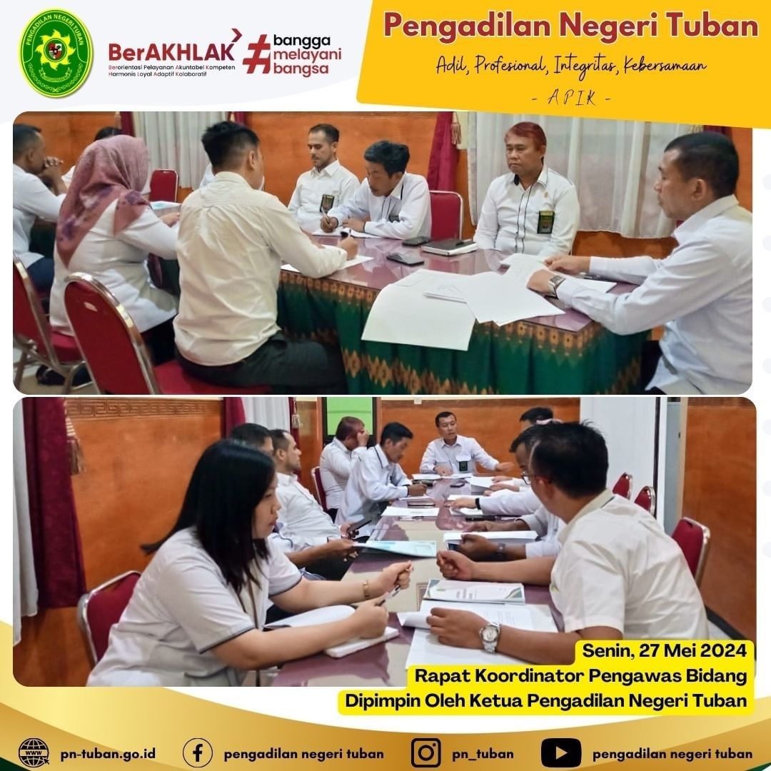 RAPAT KOORDINATOR PENGAWAS
