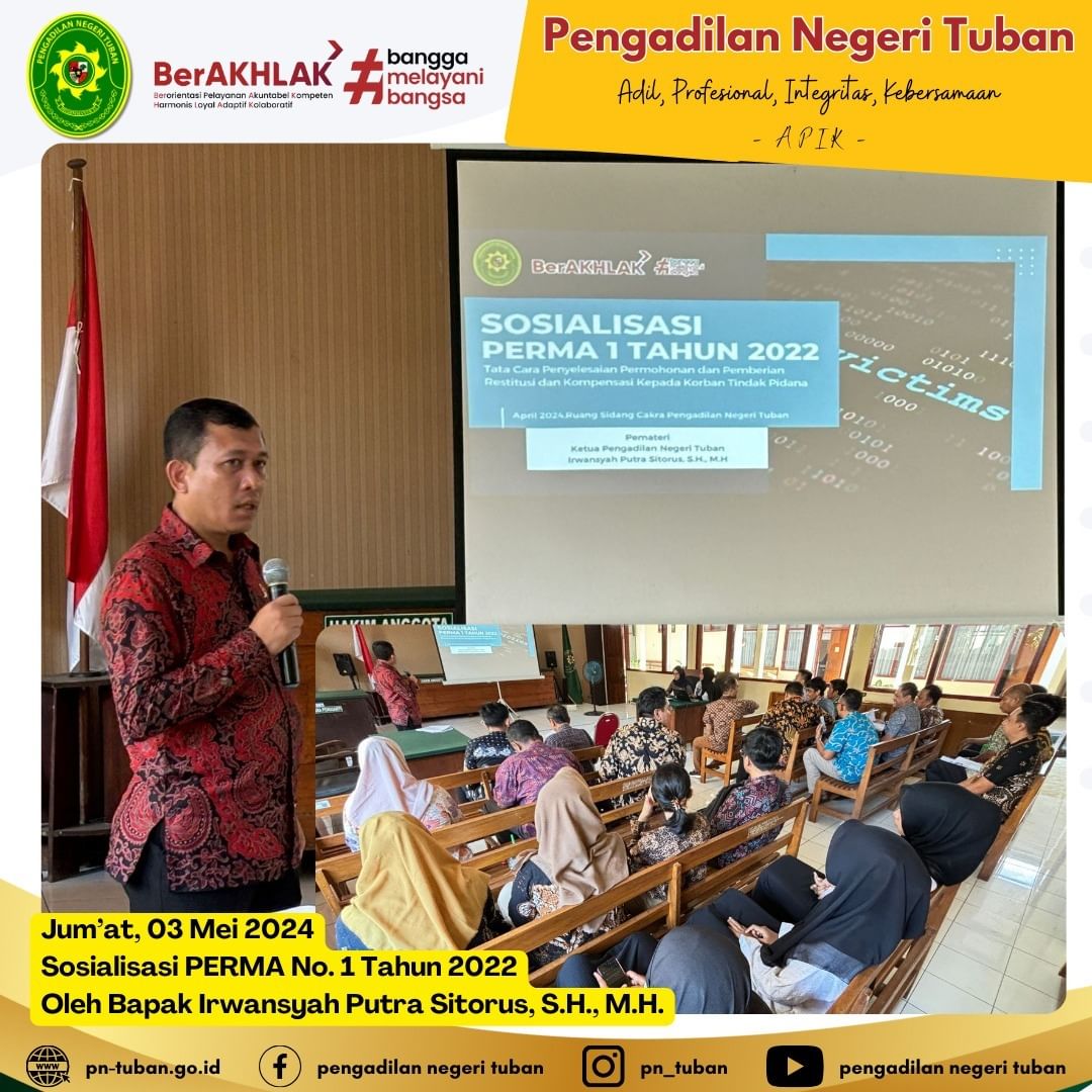 SOSIALISASI PERMA 1 TAHUN 2022