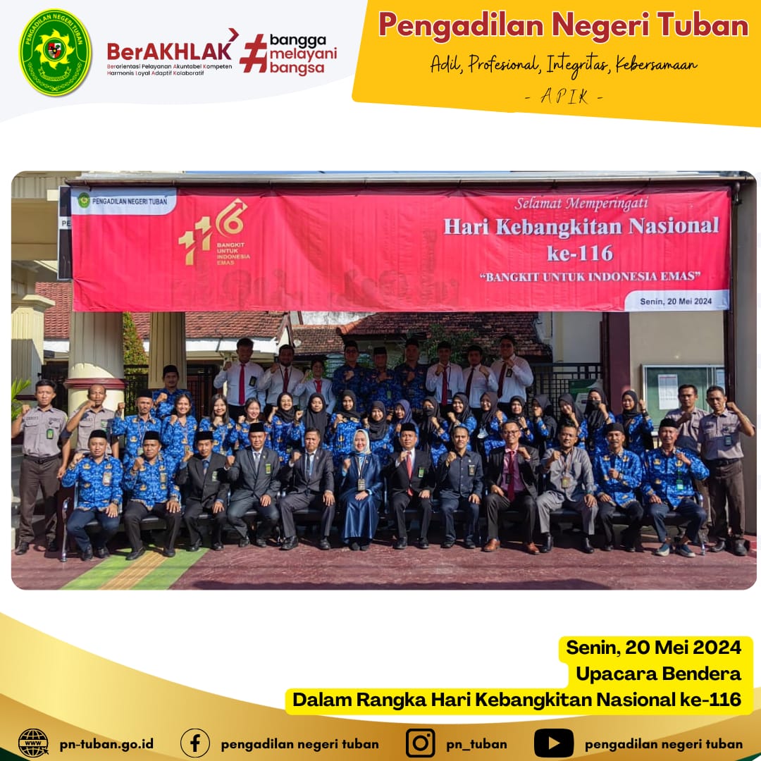UPACARA PERINGATAN HARI KEBANGKITAN NASIONAL 2024