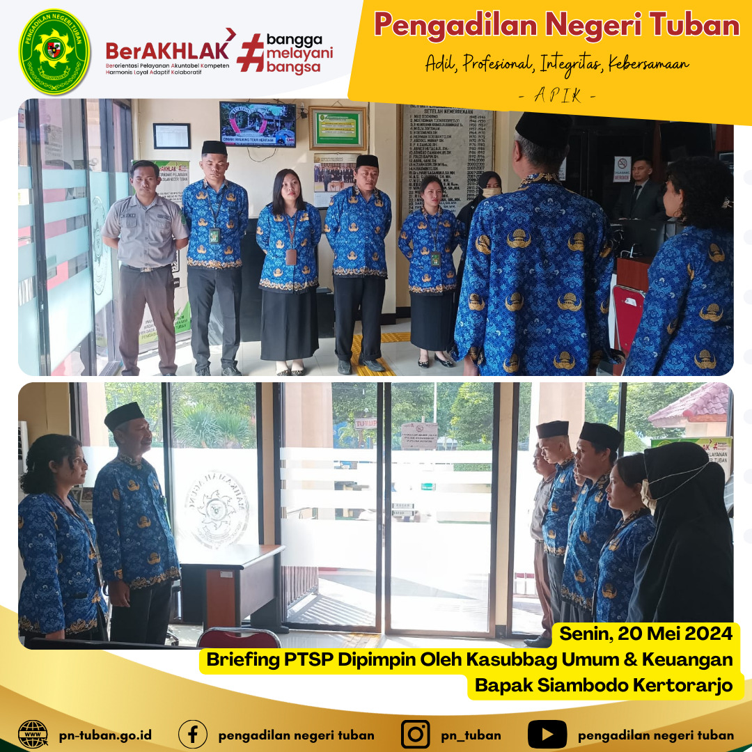 BRIEFING PETUGAS PTSP