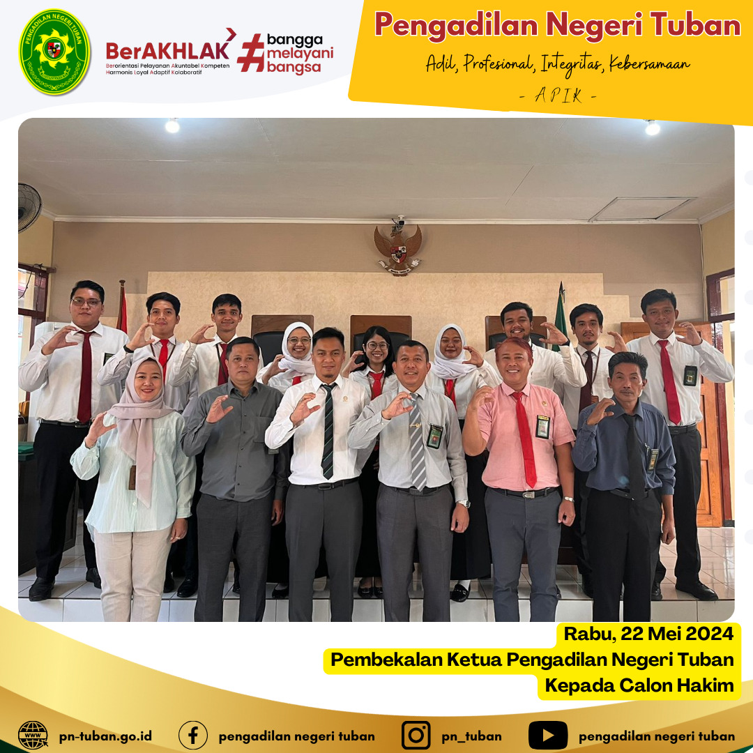 PEMBEKALAN & PEMBINAAN CALON HAKIM