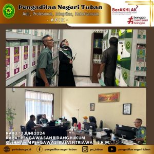 PENGAWASAN BULAN JUNI PADA MASING-MASING BAGIAN