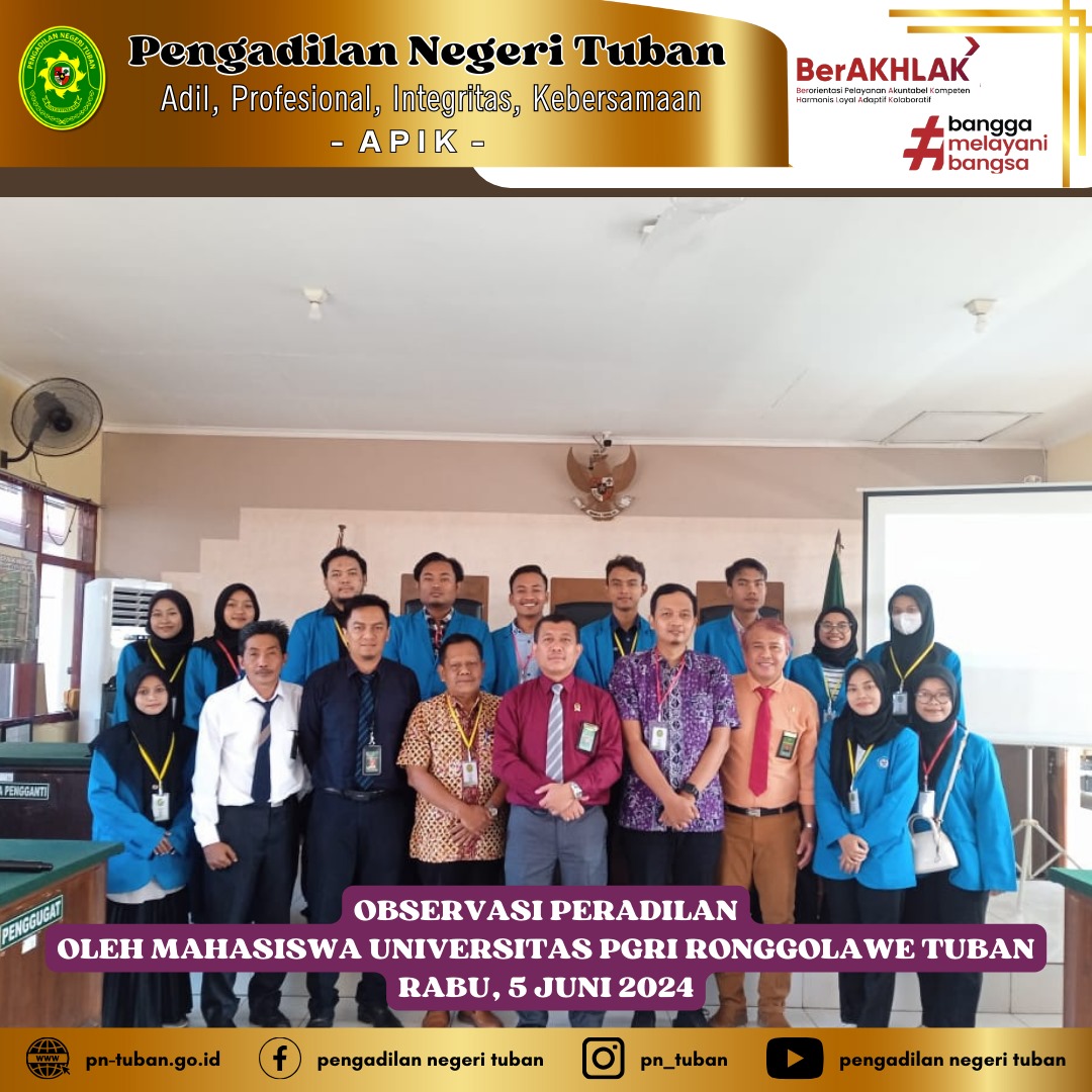 OBSERVASI UNIVERSITAS RONGGOLAWE TUBAN