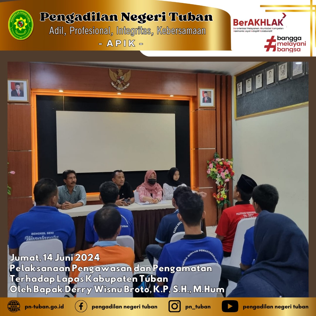 WASMAT KE LAPAS TUBAN KELAS II B