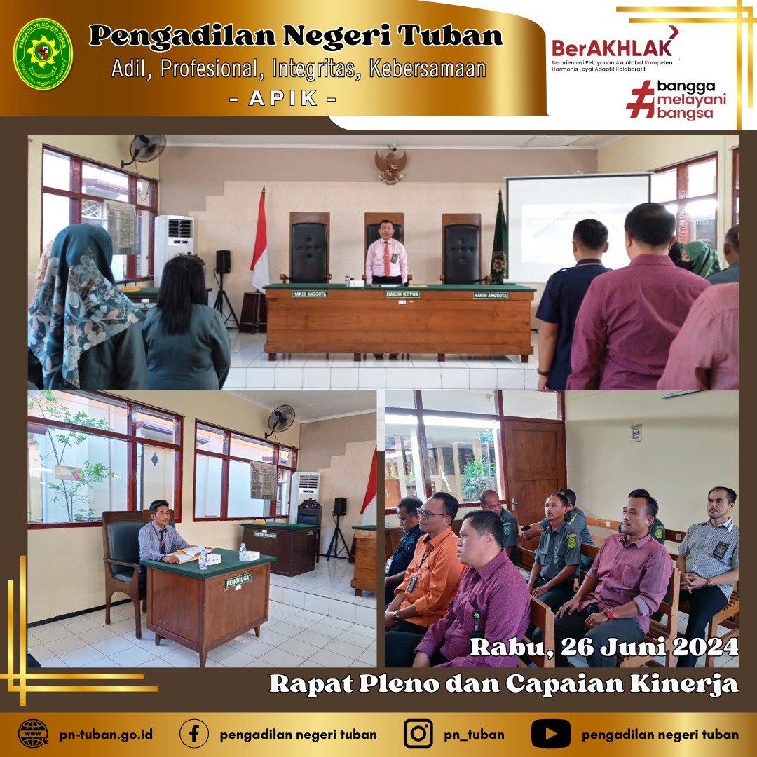 RAPAT PLENO BULAN JUNI