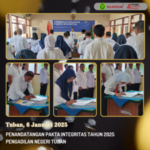 PENANDATANGAN PAKTA INTEGRITAS
