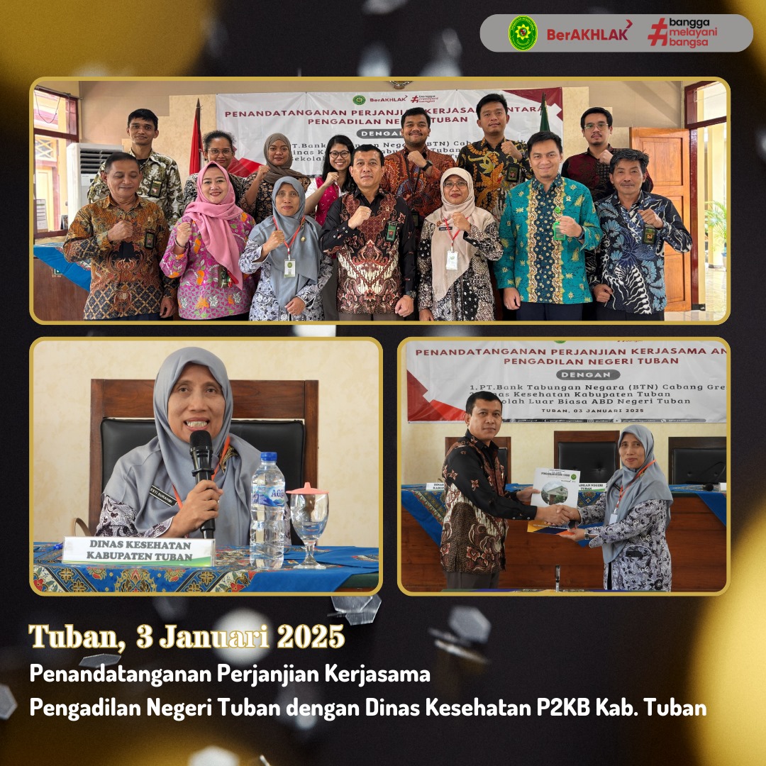 MOU PN Tuban dengan Dinas Kesehatan Kab. Tuban