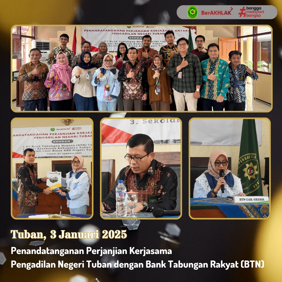 MOU PN Tuban dengan Bank BTN