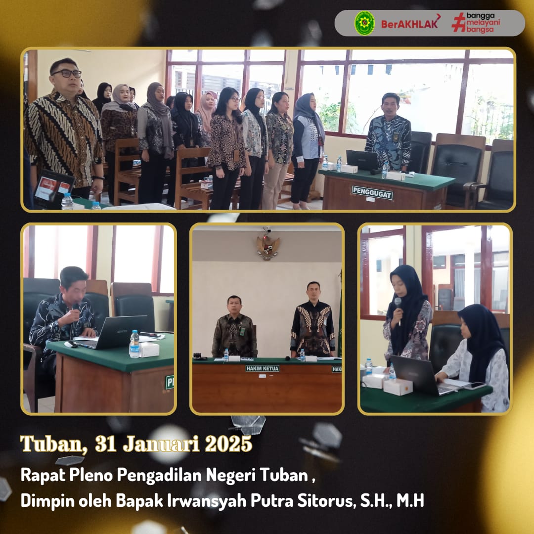 RAPAT PLENO BULAN JANUARI