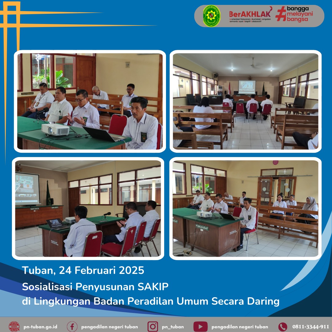 SOSIALISASI PENYUSUNAN SAKIP OLEH DIRJEN BADILUM