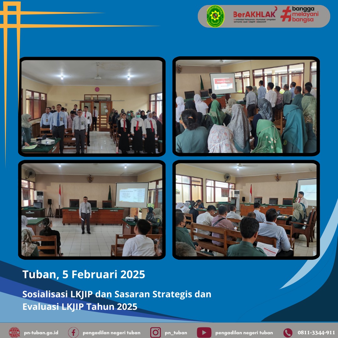 SOSIALISASI LKJIP & SASARAN STRATEGIS TAHUN 2025
