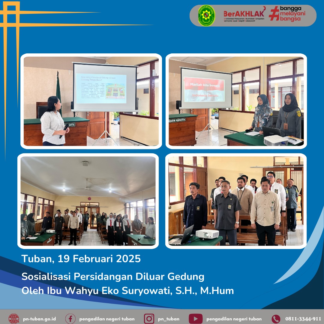 SOSIALISASI PERSIDANGAN DILUAR GEDUNG