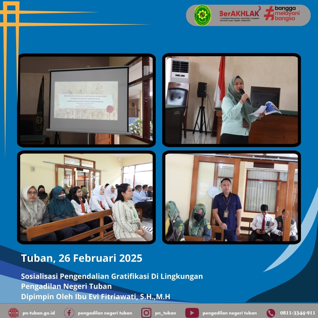 SOSIALISASI PENGENDALIAN GRATIFIKASI