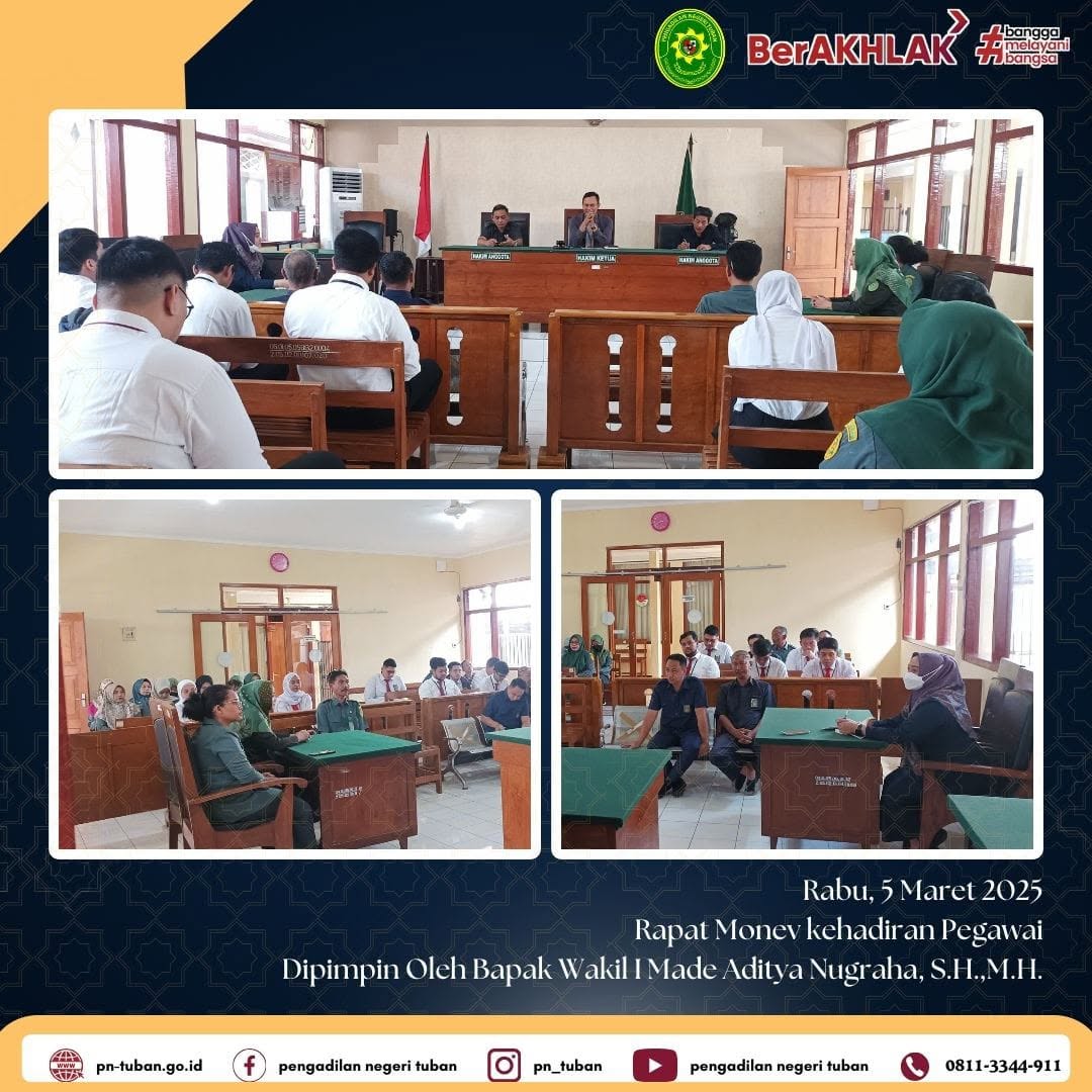 RAPAT MONEV KEHADIRAN PEGAWAI