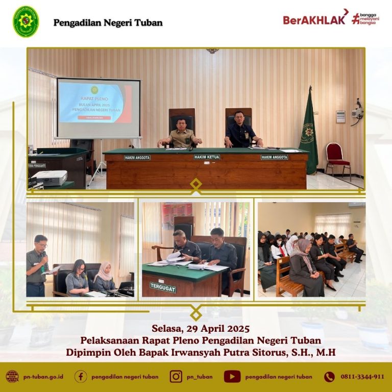 RAPAT PLENO BULAN APRIL