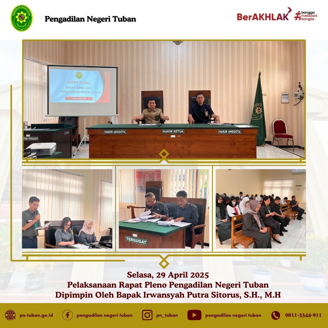 RAPAT PLENO BULAN APRIL