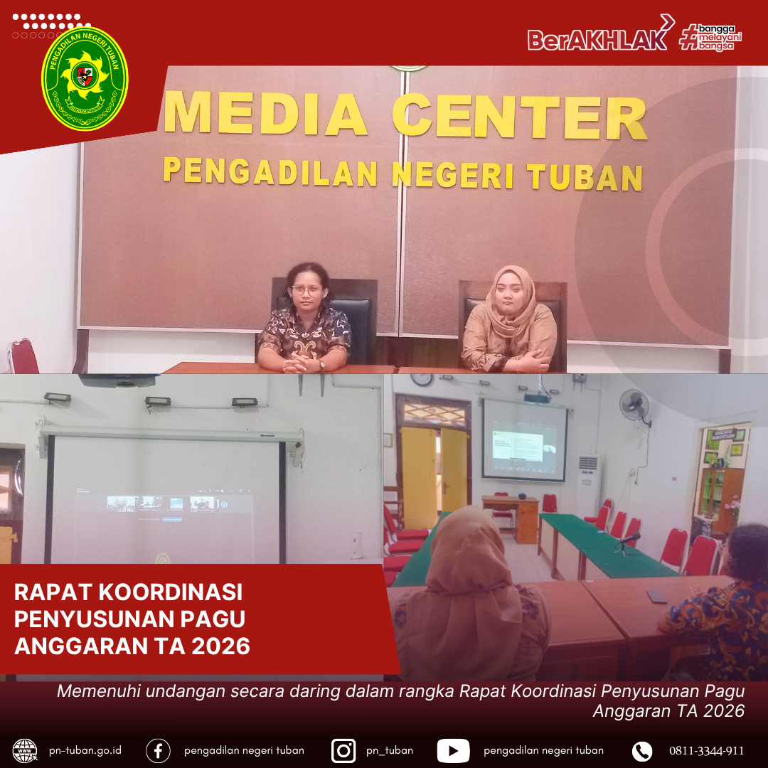 Rapat Koordinasi Penyusunan Pagu Anggaran TA 2026