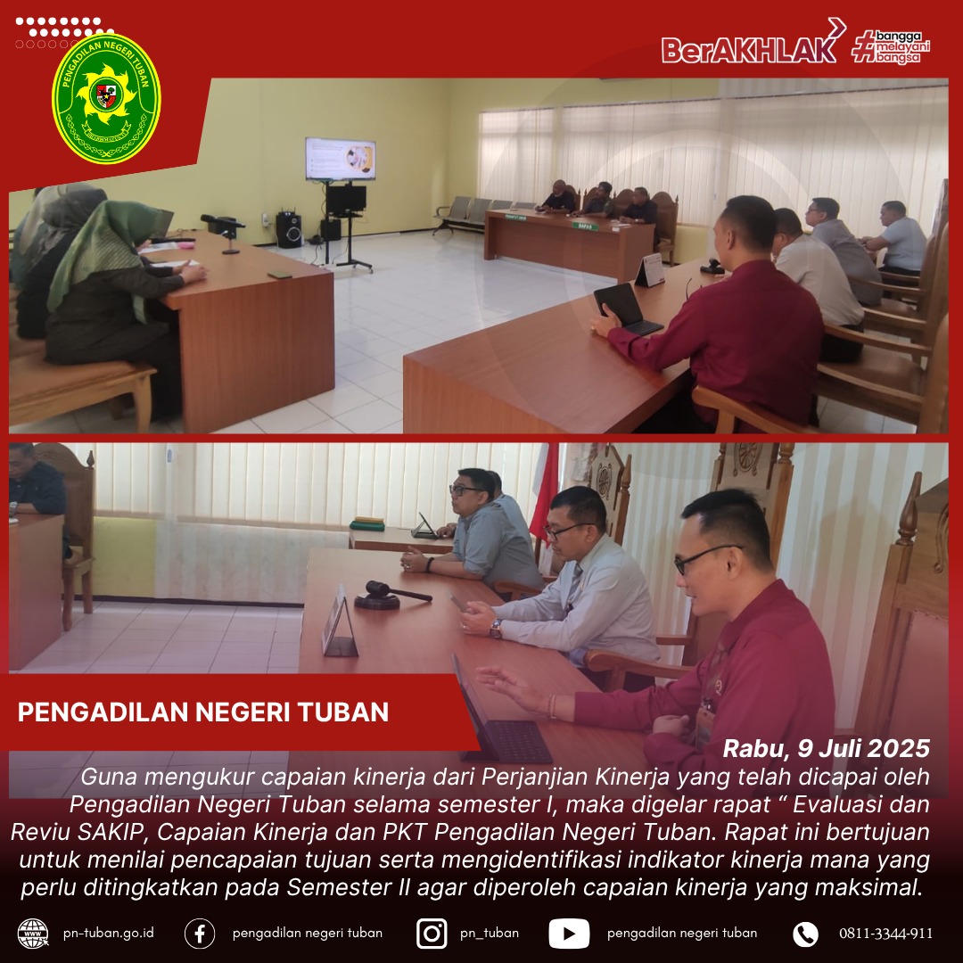 Rapat Evaluasi dan Reviu SAKIP