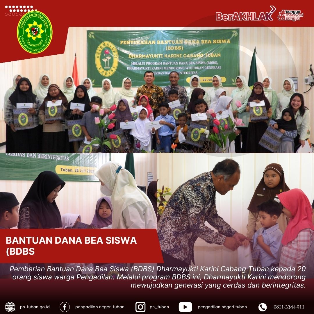 program BDBS Dharmayukti Karini Cabang Tuban