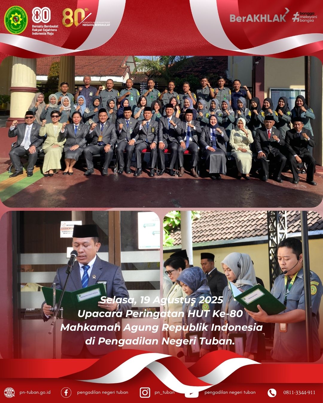 Peringatan HUT ke-80 Mahkamah Agung RI