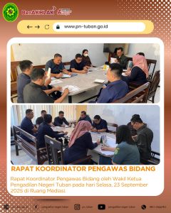 Rapat Koordinator Pengawas Bidang