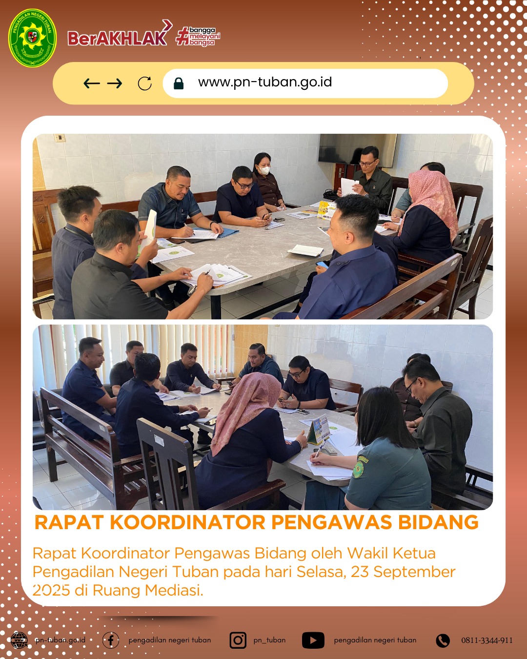 Rapat Koordinator Pengawas Bidang