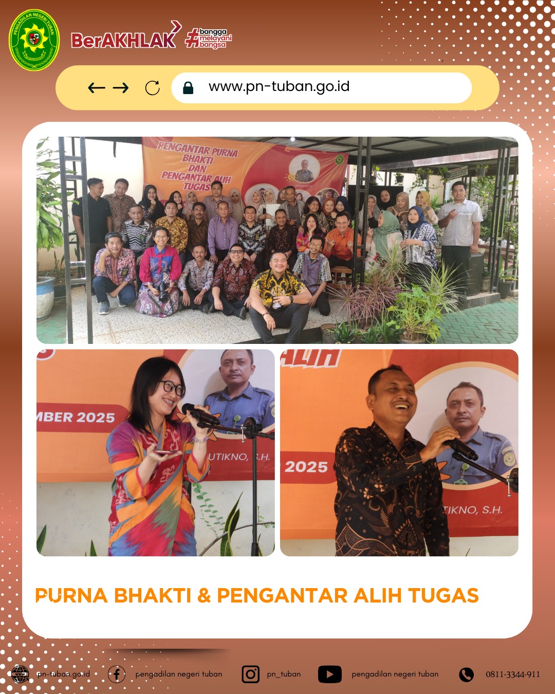 Pengantar Alih Tugas dan Purna Bhakti