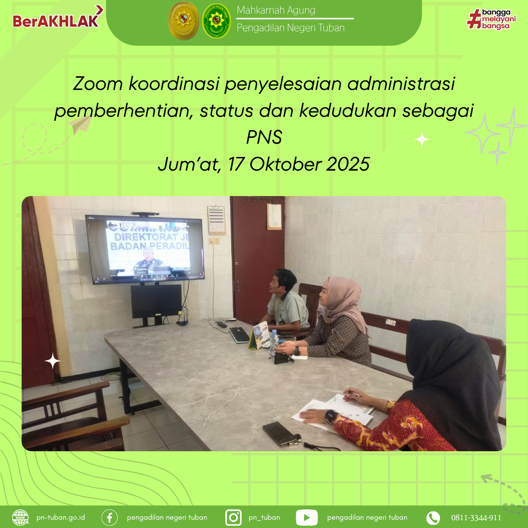 Koordinasi Penyelesaian Administrasi Pemberhentian, Status dan Kedudukan sebagai PNS