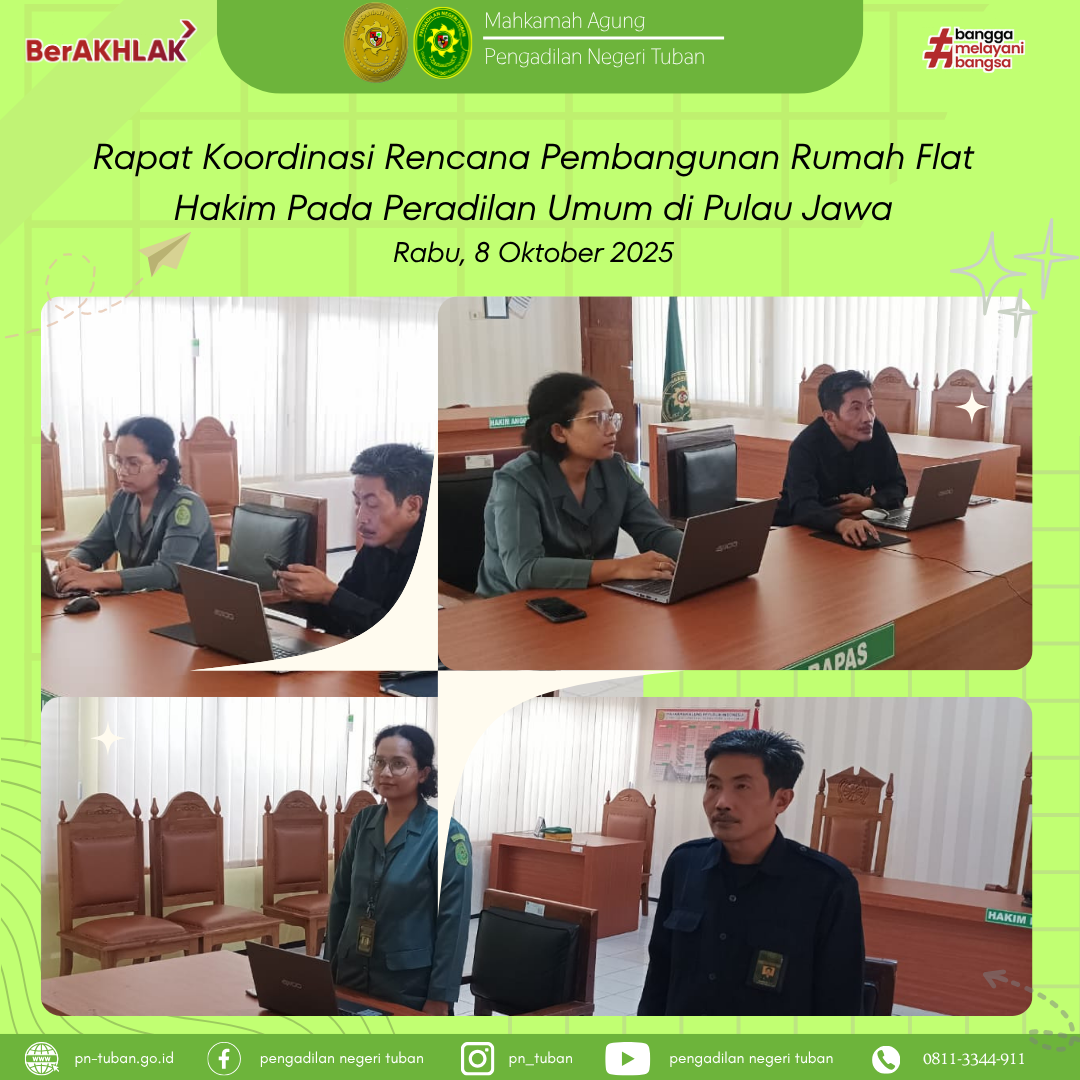 Rapat Koordinasi Rencana Pembangunan Rumah Flat Hakim