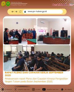 Pelaksanaan Rapat Pleno dan Capaian Kinerja