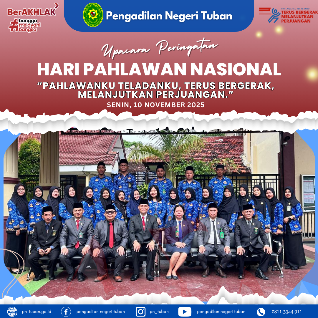 UPACARA PERINGATAN HARI PAHLAWAN NASIONAL