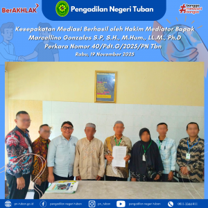 KESEPAKATAN MEDIASI BERHASIL