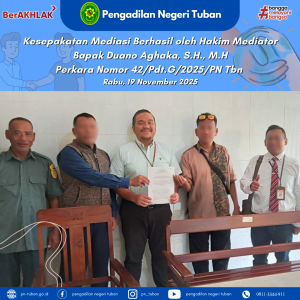 KESEPAKATAN MEDIASI BERHASIL
