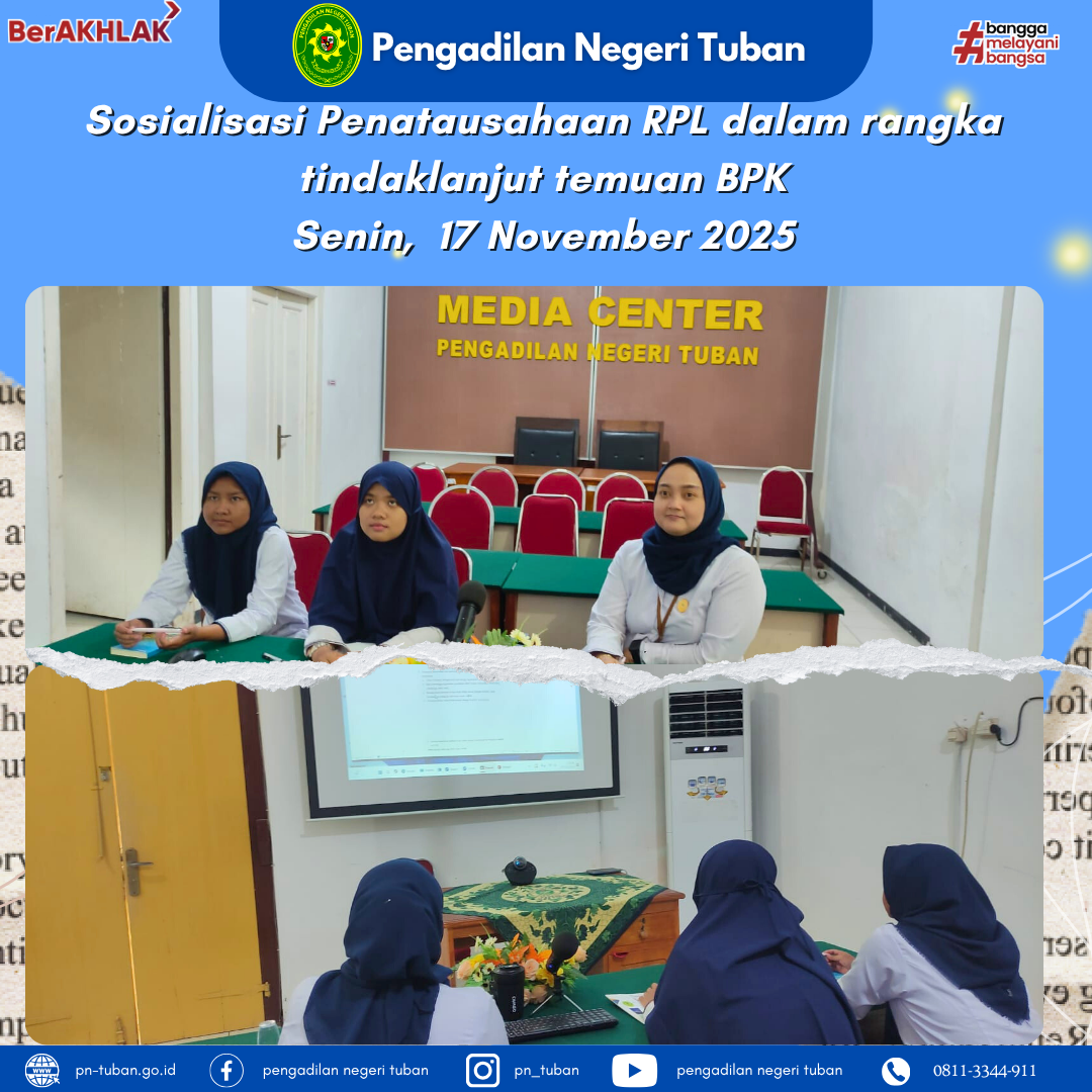 Sosialisasi Penatausahaan RPL