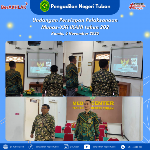 Persiapan Pelaksanaan Munas XXI IKAHI